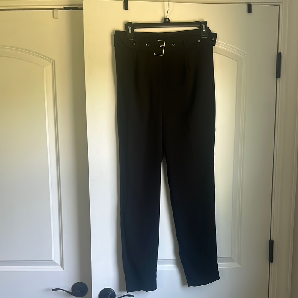 Express Black Dress Pants Straight-Leg